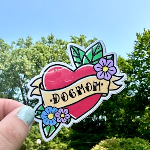 Dog Mom Tattoo Sticker | Dog Gifts