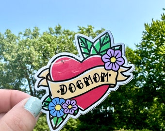 Dog Mom Tattoo Sticker | Dog Gifts