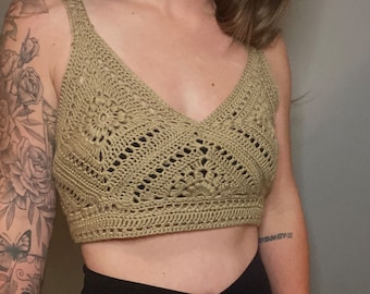 Crochet Pattern: Boho Bralette