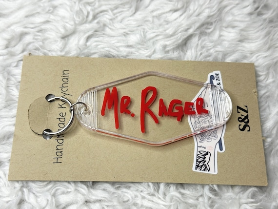 Mr Rager Motel Keychain | Kid Cudi Fan Art - Etsy