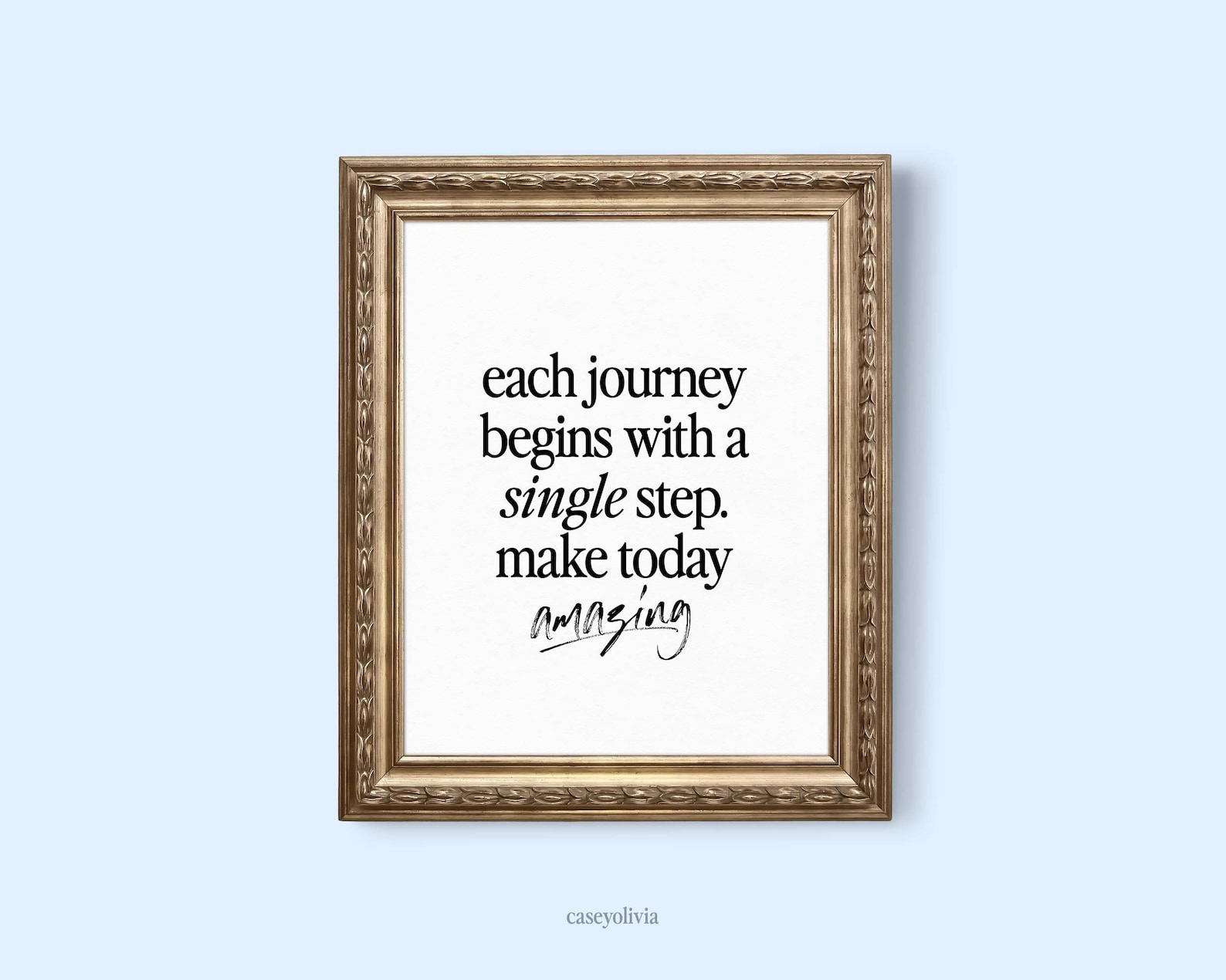 Make Today Awesome Quote Printable Office Wall Art - Etsy