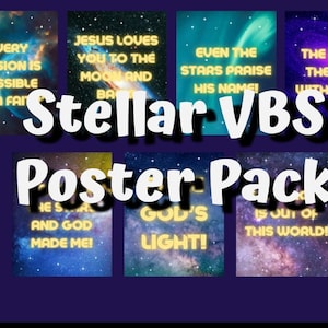 Glow Stars - Pack of 50 - Stellar VBS 2023 by Group