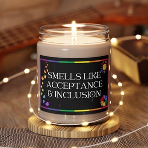 Gay Pride Candles, Pride Decorations, Pride Decor, Gay Pride Gifts, LGBTQ Candle, LGBTQ Gifts, Gay Home Decor, Smells Like Candle