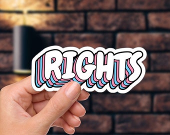 Trans Rights Sticker, Transgender Pride, Protect Trans Kids, Human Rights Sticker, LGBTQ Stickers, Trans Pride Sticker, Queer Stickers