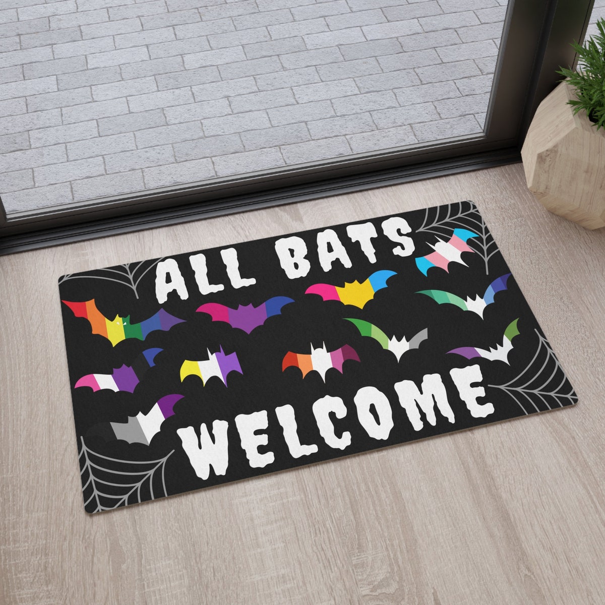 Halloween Bats Inclusive Doormat