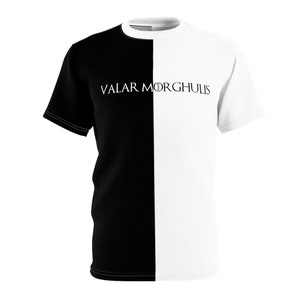 Valar Morghulis Valar Dohaeris Shirt, Gift for Fantasy Lovers, MugShotz Reacts Merch image 5
