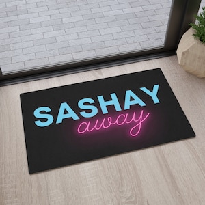Sashay Away Doormat, Funny Welcome Mat, Unwelcome Doormat, Ru Paul Drag Race Merch, Drag Queen Gift, Gay Housewarming Gift, Drag Queen Merch