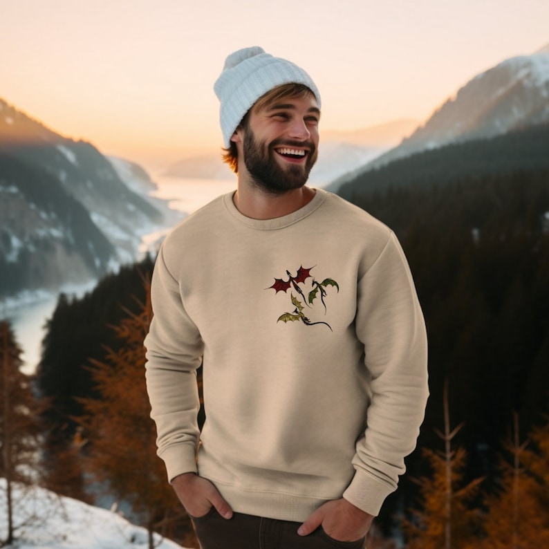 Baby Dragon Hoodie: Fantasy Lover Gift, MugShotz Reacts Merch image 2