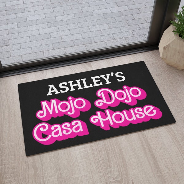 Mojo Dojo Casa House, Custom Doormat, Front Door Mat, Personalized Doormat, Mojo Dojo Doormat, New Home Gift, Custom Welcome Mat