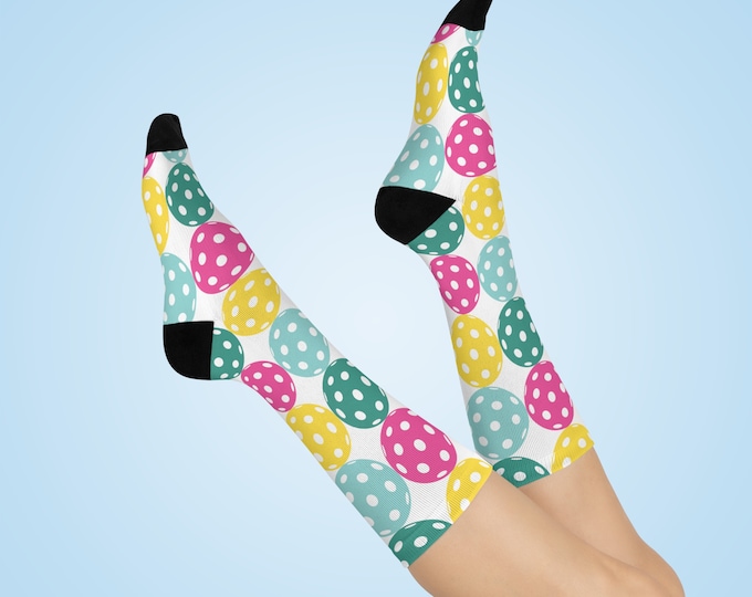 Pickleball Socks for Women, Pickleball Gifts for Her, Cute Pickleball Socks, Novelty Socks, Fun Socks, Cool Socks, Colorful Socks