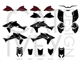 Plantilla de carreras de ATV TRX450r