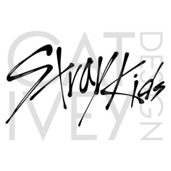 Kpop Stray Kids SVG Logo Cut File Template