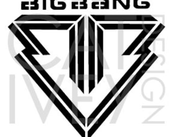 Kpop Big Bang SVG Logo Cut File Template - Etsy