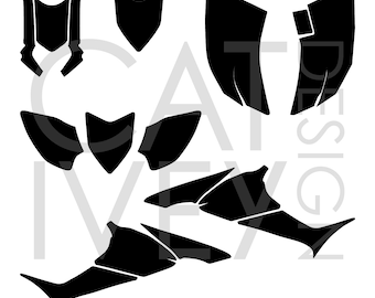 Plantilla de carreras de ATV TRX90