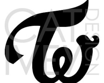 Kpop Twice SVG Logo Cut File Template