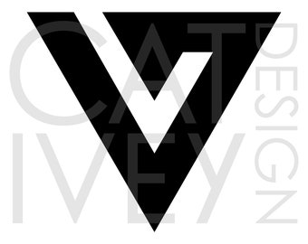 Plantilla de archivo de corte del logotipo SVG de Kpop Seventeen