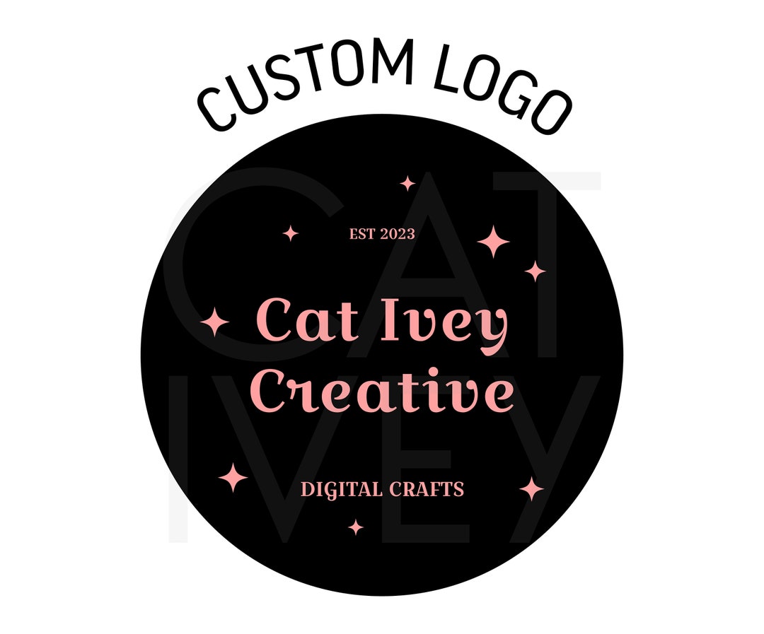 Simple Custom Logo Custom Text Logo Personal Logo Create Your Own Logo ...