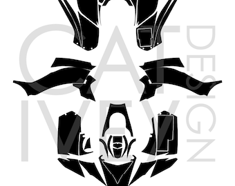 Plantilla de carreras de ATV YFZ50