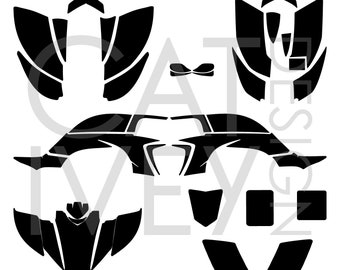 Plantilla de carreras de ATV YFZ450