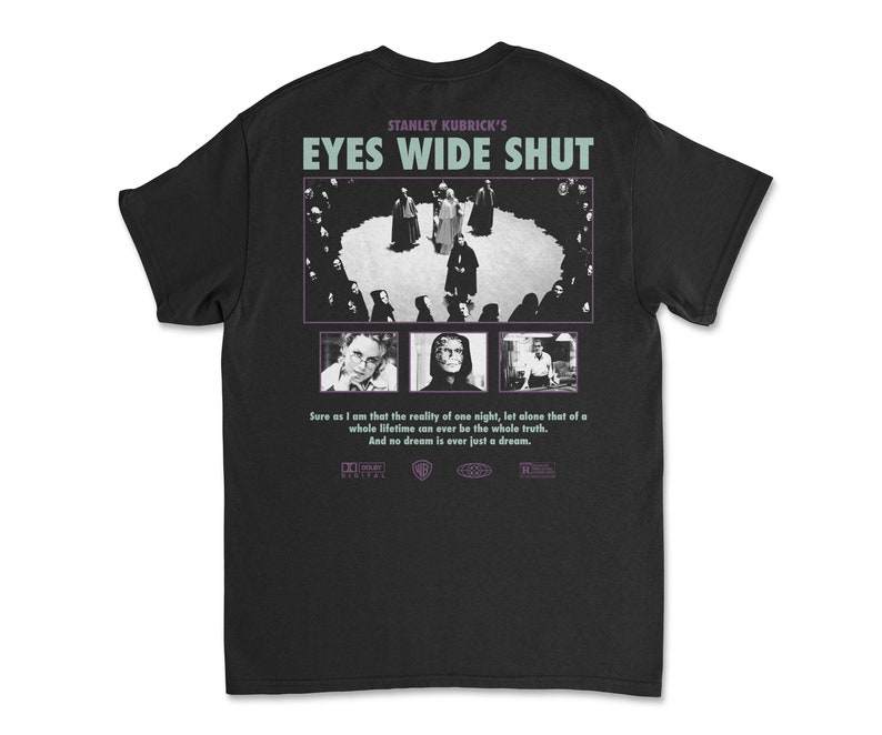 Eyes Wide Shut Stanley Kubrick Tee Etsy