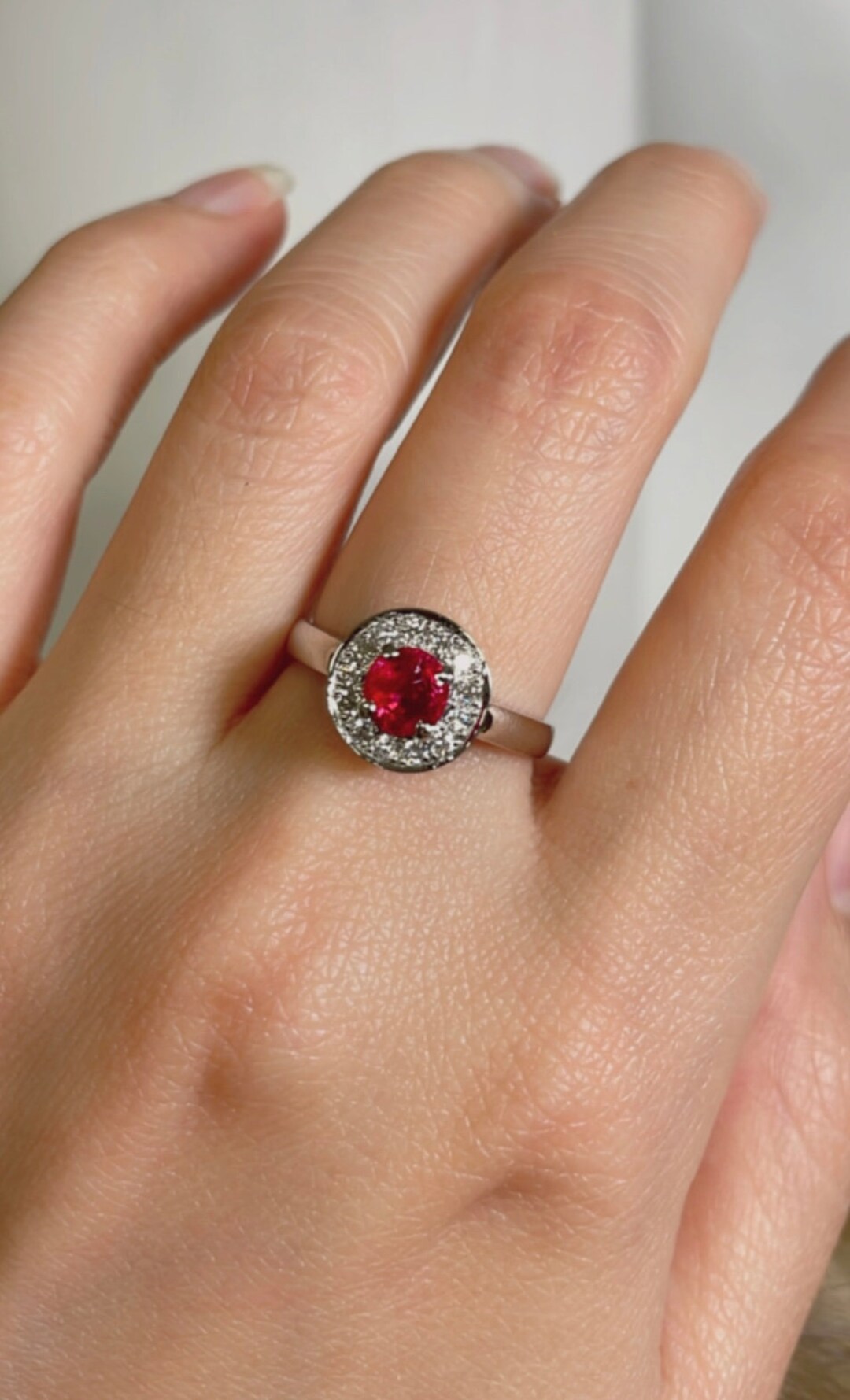 Pinterest Ruby Diamond Rings Ruby With Diamond Ring - Etsy