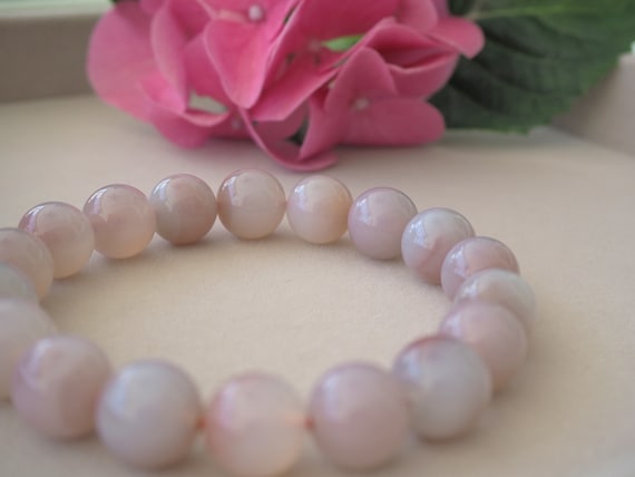 Lychee Jelly Agate Bracelet, Enhances Stability, Strength, and