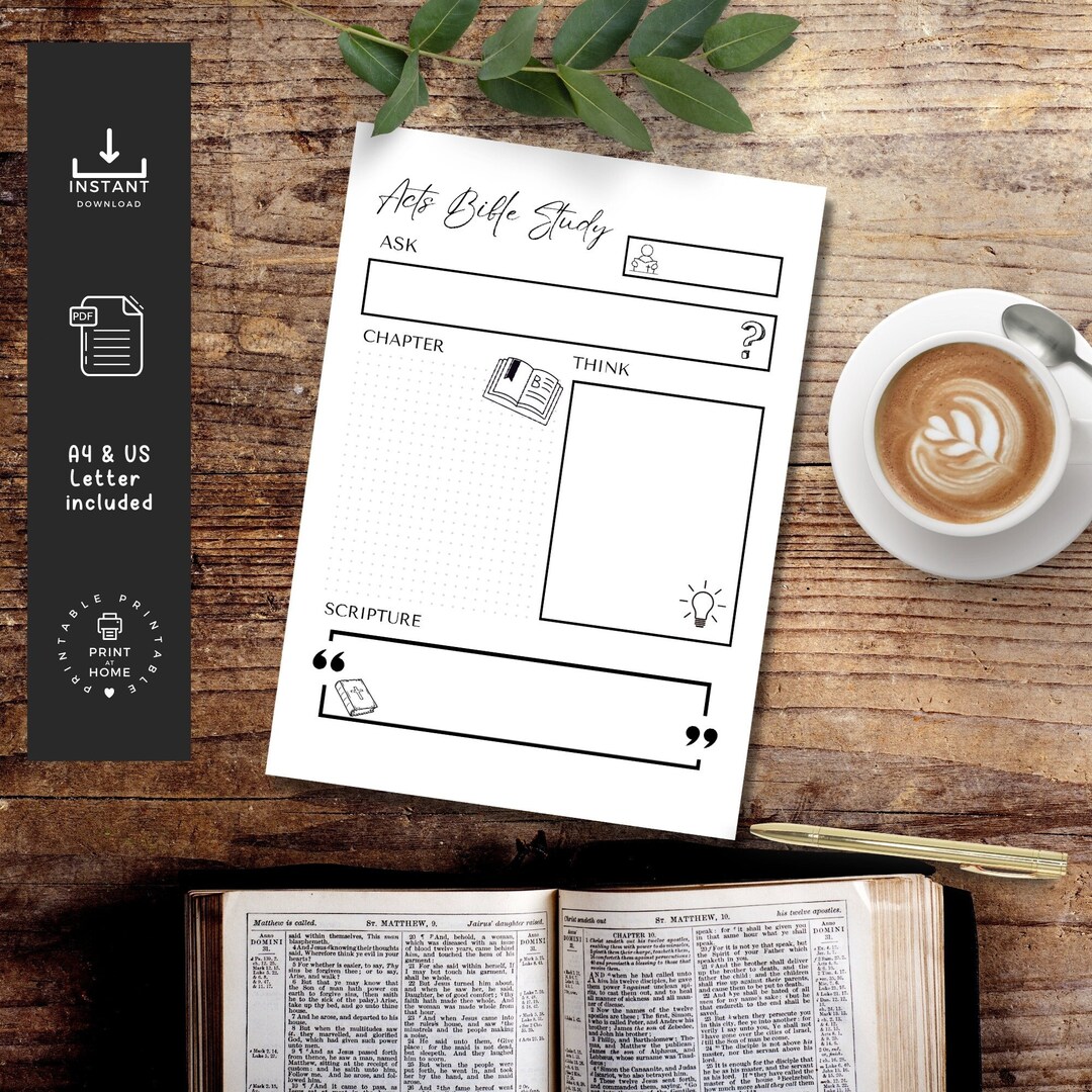 Prayer Tools.pdf ACTS Prayer Method, ACTS Prayer Template, Bible Study, Guided Prayer ...