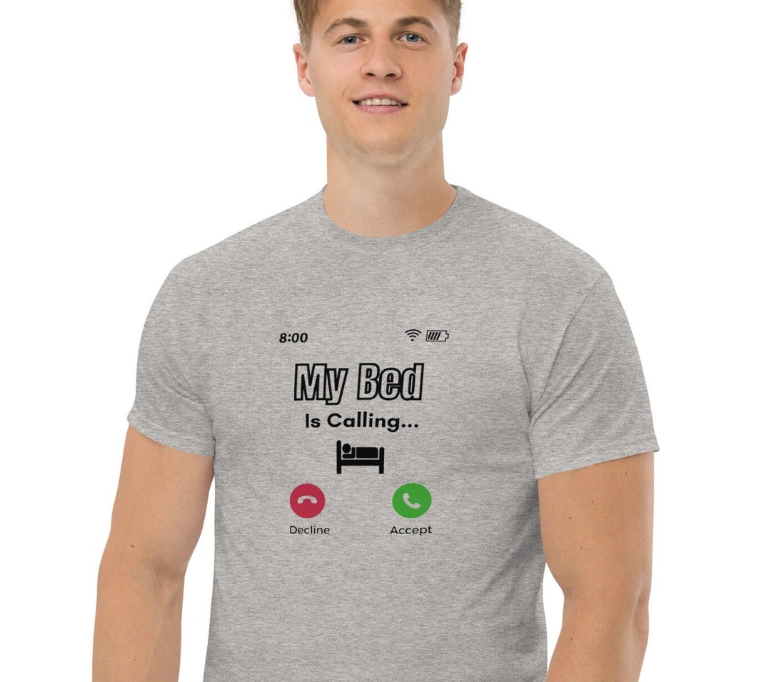 Funny Bed Tshirt Comfort & Humor my Bed is Etsy