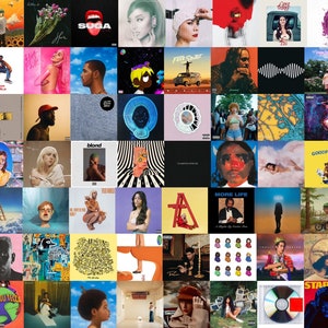 70 pcs Music Album Photo Collage Kit | Room Decor | Wall Art Prints | Wall Collage Kit | DIGITAL DOWNLOAD