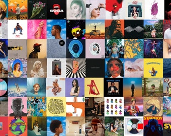 70 pcs Music Album Photo Collage Kit | Room Decor | Wall Art Prints | Wall Collage Kit | DIGITAL DOWNLOAD