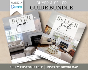 May include: Two real estate guide brochures with interior design photos. The buyer's guide is titled "The Roadmap to Buying Your Dream Home" and the seller's guide is titled "The Roadmap to Getting the Best Value for Your Home".