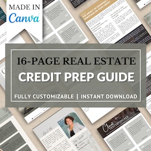 Real Estate Marketing Guide, Buyer Agent Prospecting Packet, Canva Template, Realtor Presentation Book, Customizable PDF, Brand Promotion
