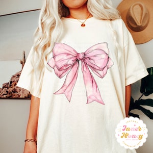 Coquette bow png Coquette clipart design trending png retro mama png pink bow png soft girl aesthetic png tee shirt designs dtf png designs