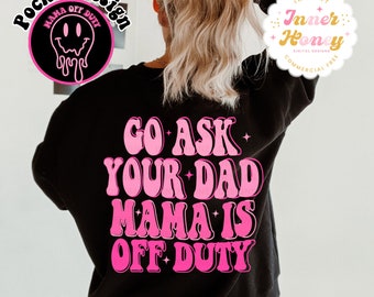 Retro mama png sublimation design for moms motivational png funny png for dtf downloadable png for screen prints positive quote png