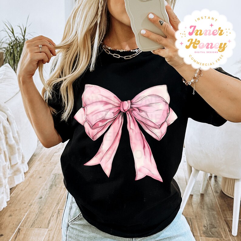 Coquette bow png Coquette clipart design trending png retro mama png pink bow png soft girl aesthetic png tee shirt designs dtf png designs