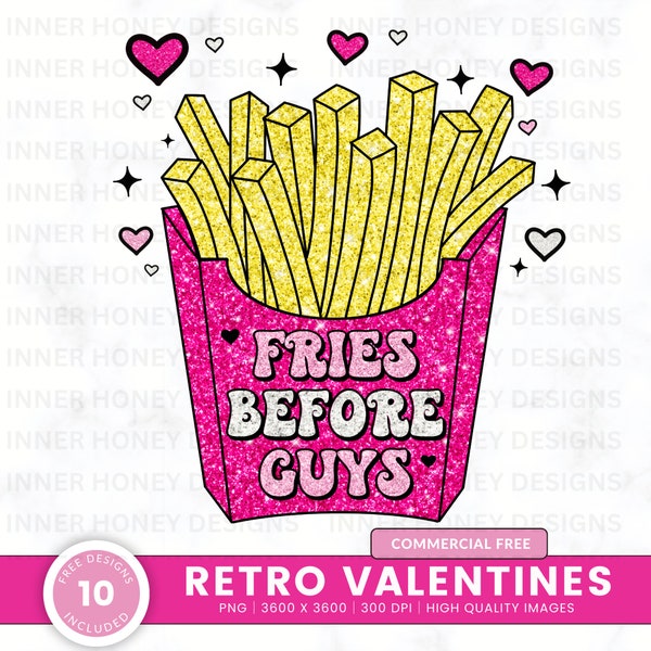 Fries before guys png retro mama designs for sublimation trendy png love valentine png retro valentines day png sublimation designs mamapng