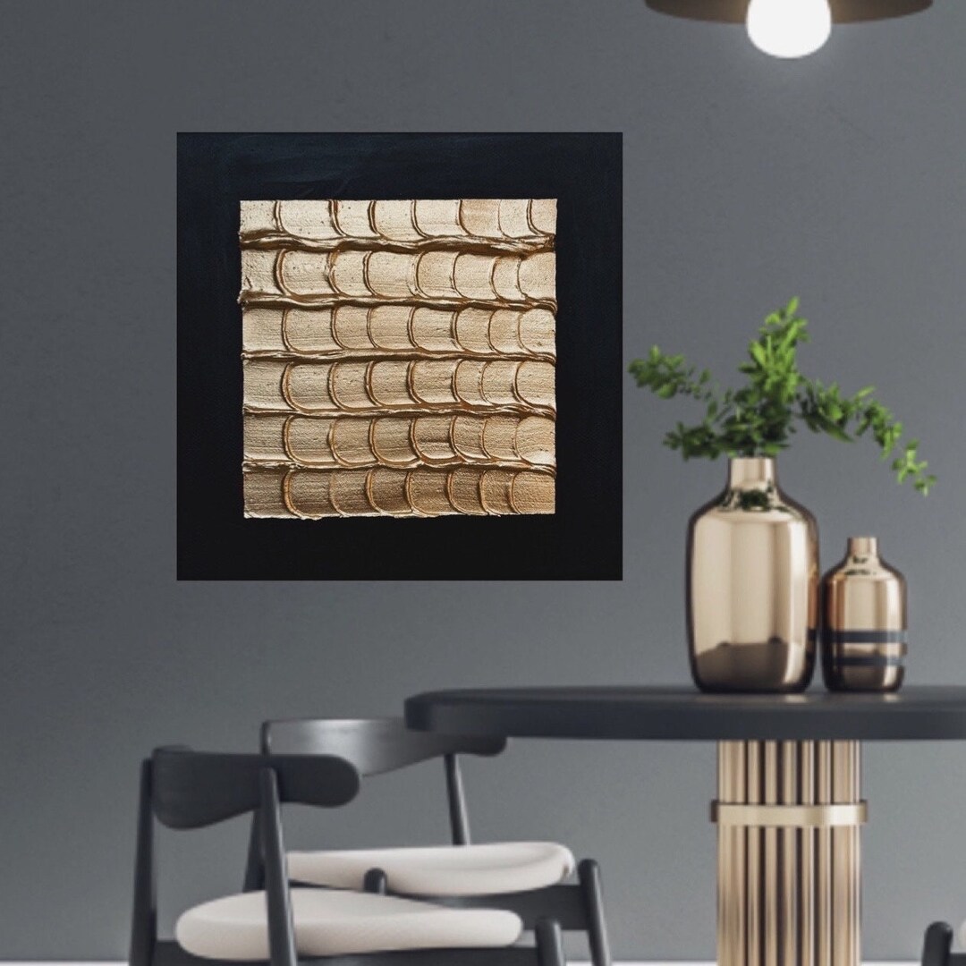 Modern Wall Painting Wall Art Structure Abstract 3D Etsy