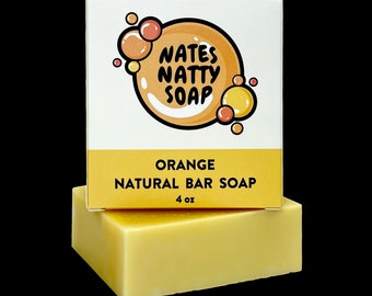 Nate's Natty Orange Natural Bar Soap, 4.0oz