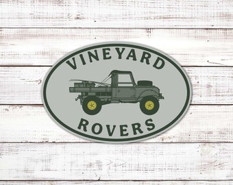 Vineyard Rovers Oval Decal