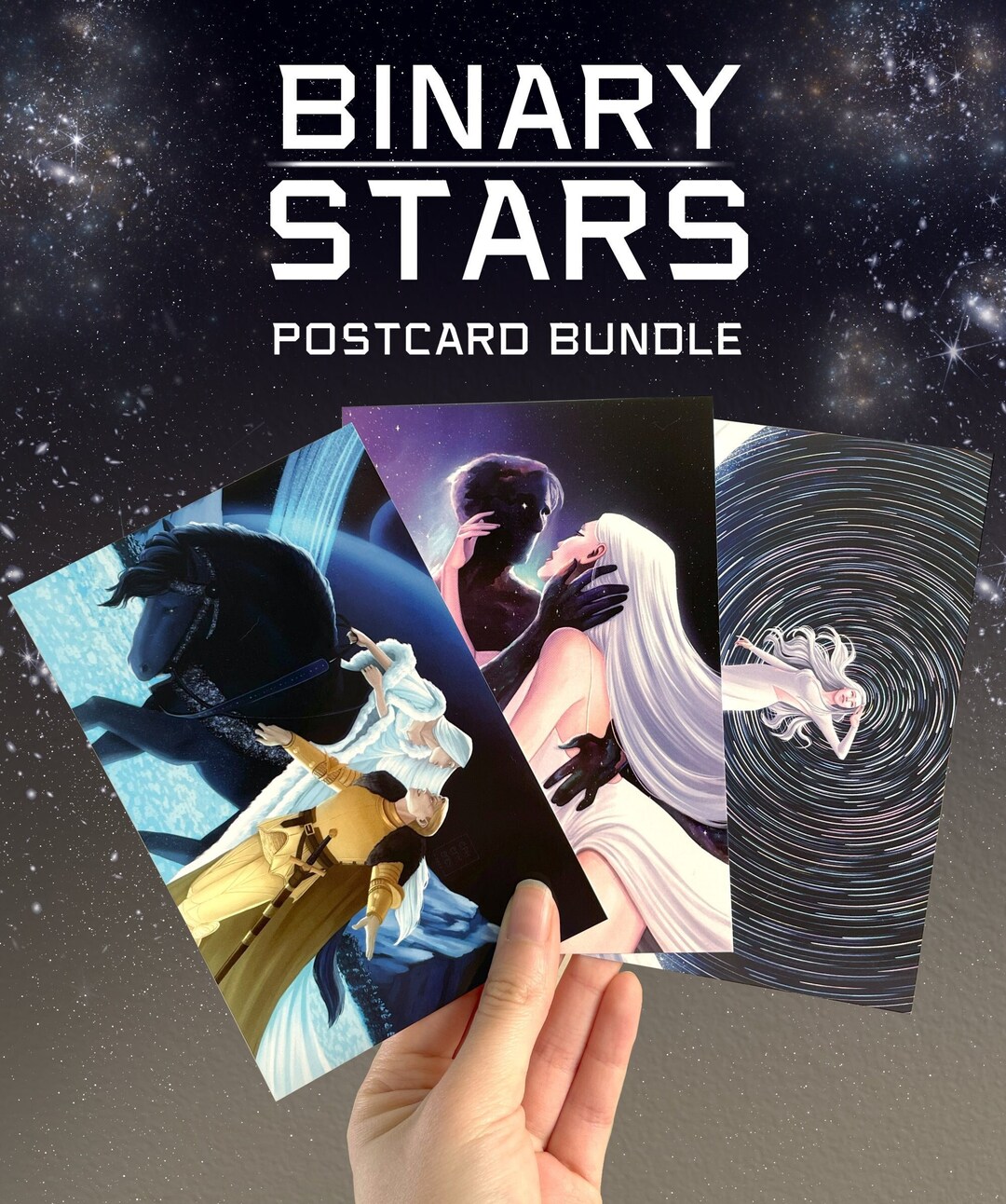 Binary Stars Postcard Bundle - 4 X 6 Postcard Prints - Sci-fi Stars ...