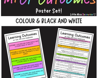 My Time, Our Place Learning Outcomes | MTOP Framework Posters | Childcare | OSHC Outcomes