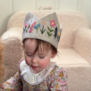 Embroidery Floral Crown