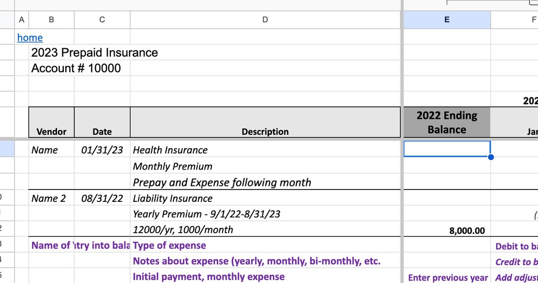 Account Reconciliations Balance Sheet Etsy