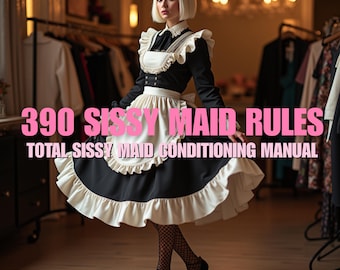 390 Sissy Maid Rules | Sissy Maid Conditioning Manual | Self-Training Sissy Guide without a Partner | Femdom Humiliation Control