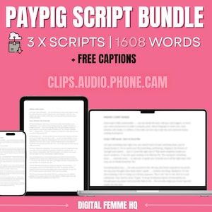 Femdom PayPig Bratty Script Bundle | Feet Script | Phone Script | Findom Ideas | Humiliation Tasks | Findom Task | LoyalFans | Findom Course