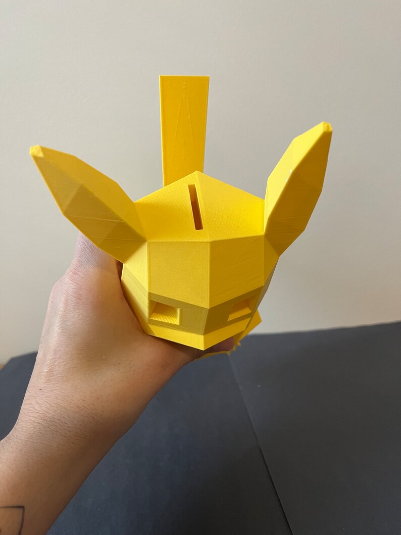 Pikachu Pokemon Piggy Bank 3D Print - Etsy