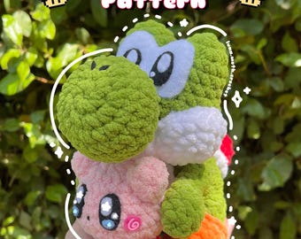 PDF CROCHET PATTERN: Green Dinosaur Crochet Pattern Cute Amigurumi Pattern Kawaii Crochet Pattern Plushie Dinosaur Gift