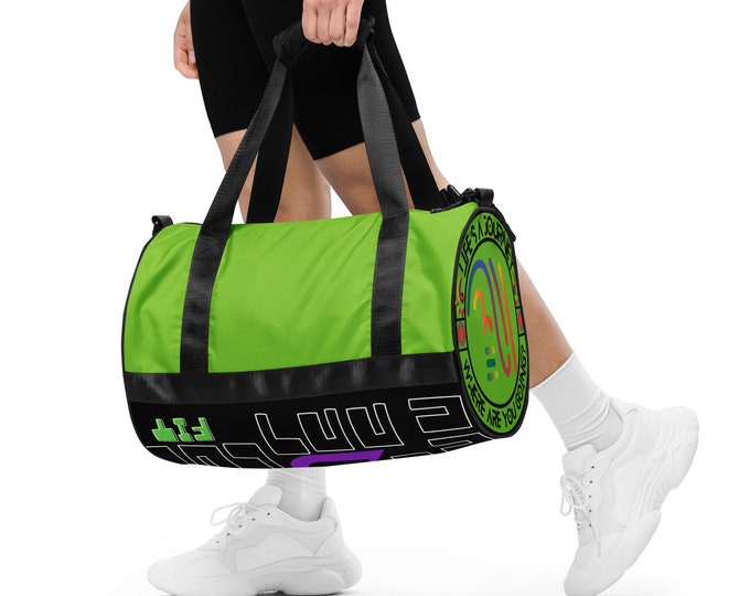 LC All-over print gym bag Green main image 1