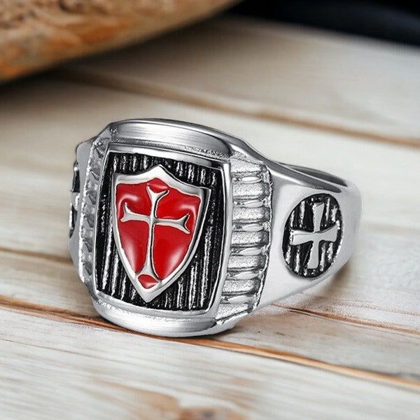 Knight Templar Ring - Etsy