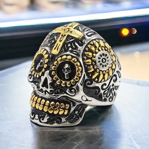 Anhänger Totenkopf Mexican  S2S - Exklusiver Bikerschmuck